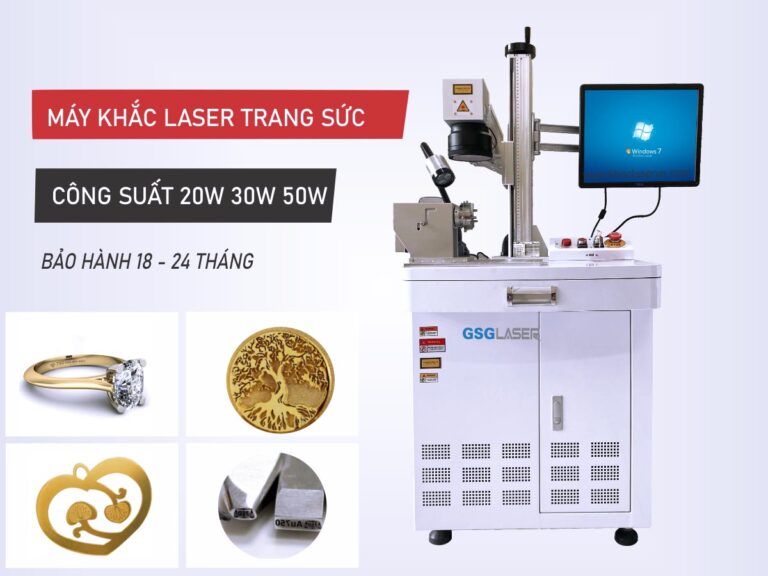 Máy khắc laser trên vàng, bạc, kim hoàn